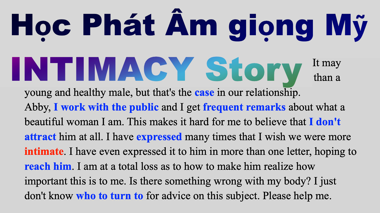 Mini story Intimacy
