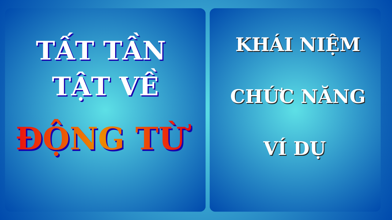 ĐỘng từ trong tiếng anh
